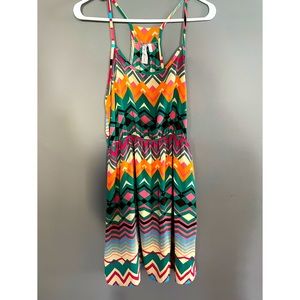 Women’s colorful geometric dress